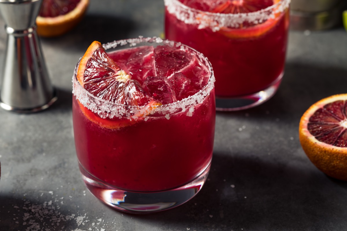 Non-Alcoholic Spicy Blood Orange Margarita