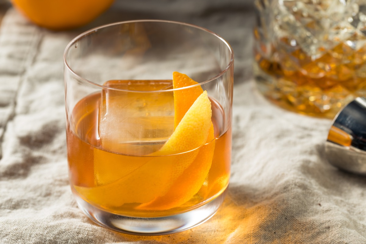 Non-Alcoholic Maple Old Fashioned