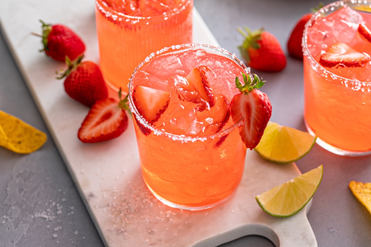 Non-Alcoholic Strawberry Margarita