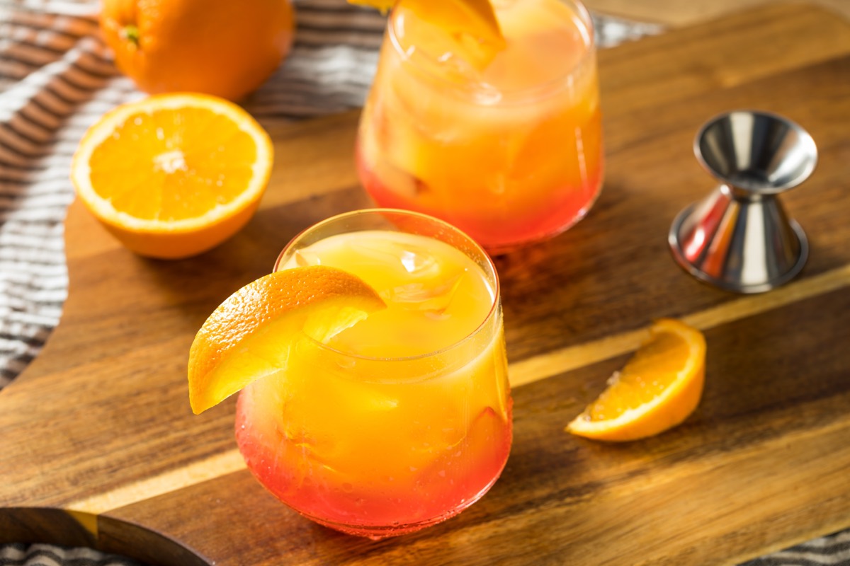 Non-Alcoholic Tequila Sunrise
